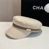 Nuevo estilo top plano república de viento cinturón hebilla cornija curva sombrero algodón transpirable casual al aire libre pato sombrero moda personalidad tendencia Item Picture